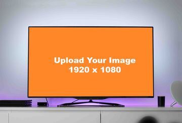 Download Free Tv Mockup Generator Lcd Flat Screen Mockups Logodesign Net
